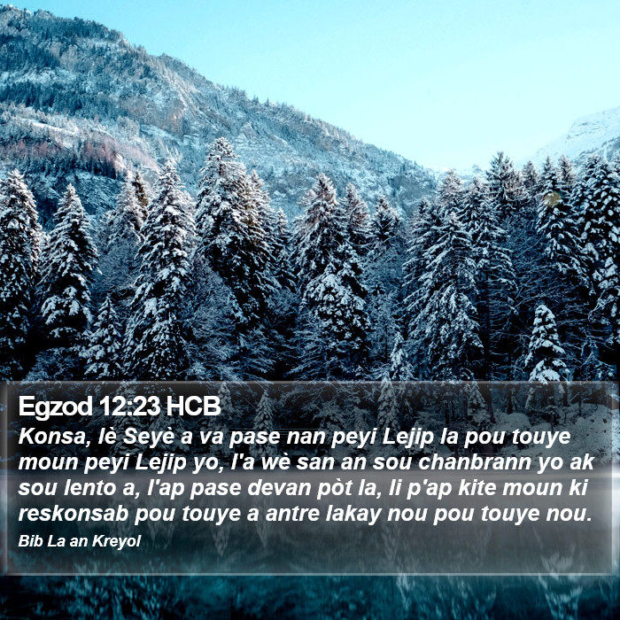 Egzod 12:23 HCB Bible Study