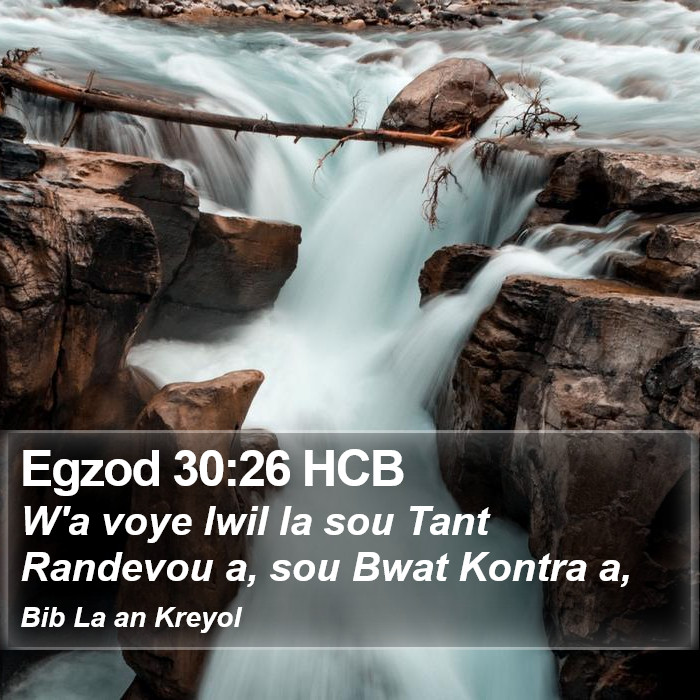 Egzod 30:26 HCB Bible Study