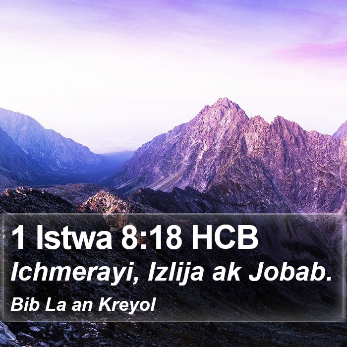 1 Istwa 8:18 HCB Bible Study