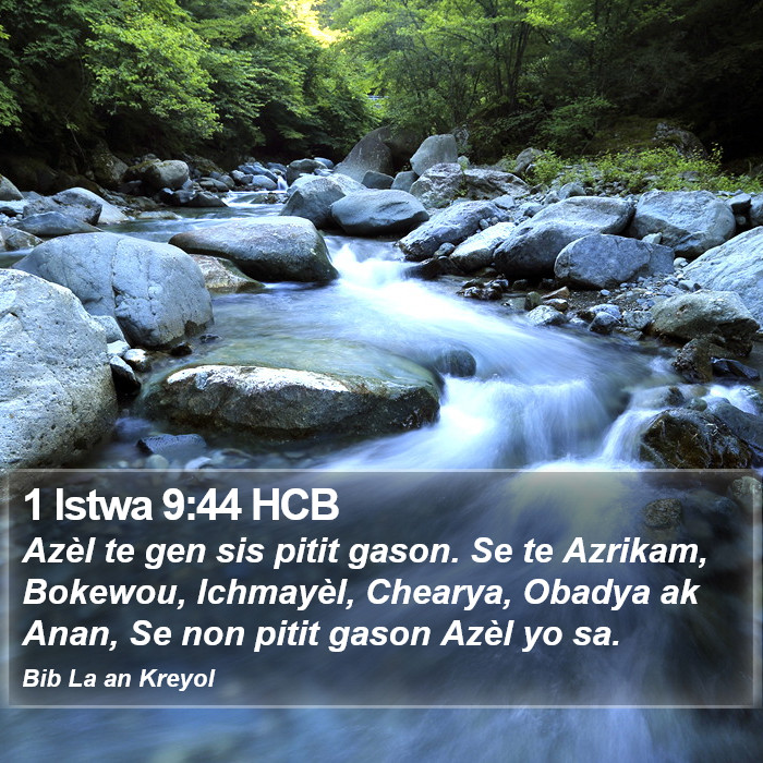 1 Istwa 9:44 HCB Bible Study
