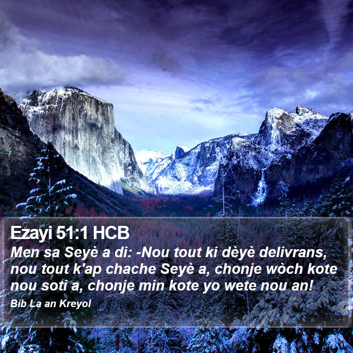 Ezayi 51:1 HCB Bible Study
