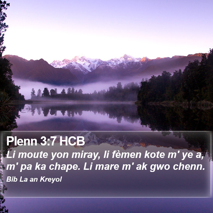 Plenn 3:7 HCB Bible Study