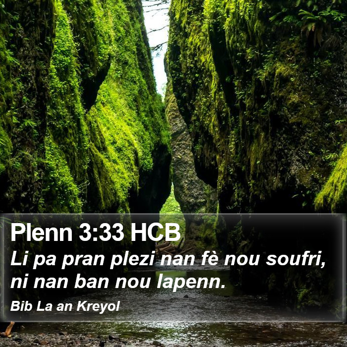Plenn 3:33 HCB Bible Study