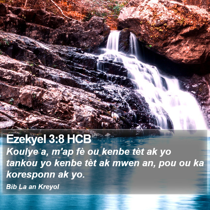 Ezekyel 3:8 HCB Bible Study