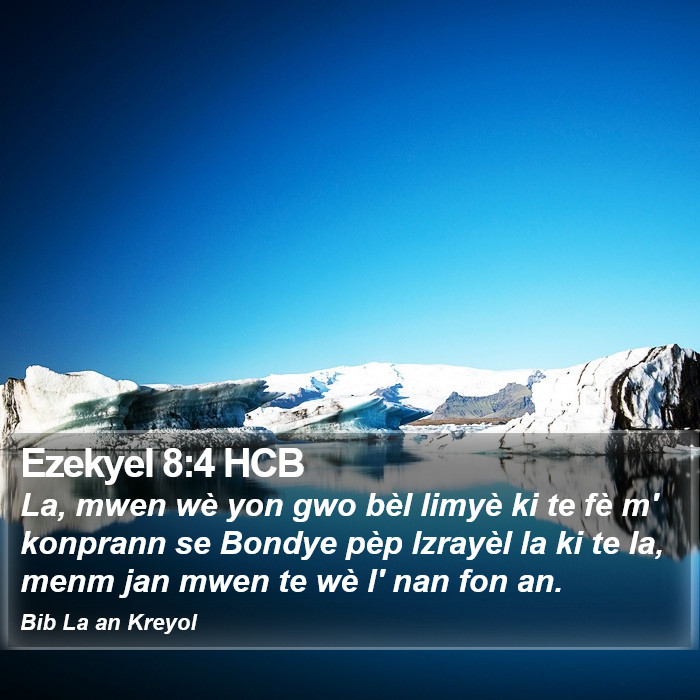 Ezekyel 8:4 HCB Bible Study