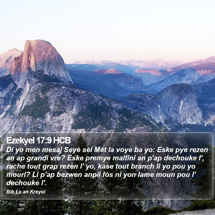 Ezekyel 17:9 HCB Bible Study