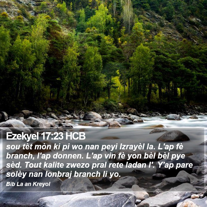 Ezekyel 17:23 HCB Bible Study