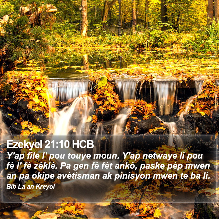 Ezekyel 21:10 HCB Bible Study