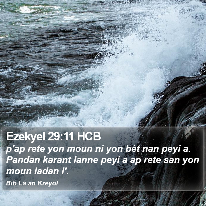 Ezekyel 29:11 HCB Bible Study