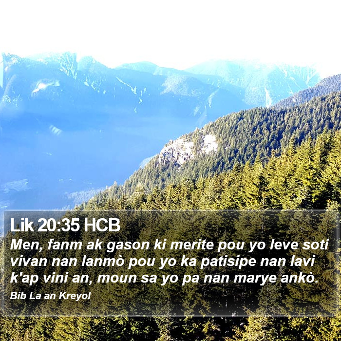 Lik 20:35 HCB Bible Study