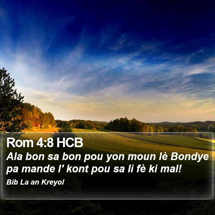 Rom 4:8 HCB Bible Study