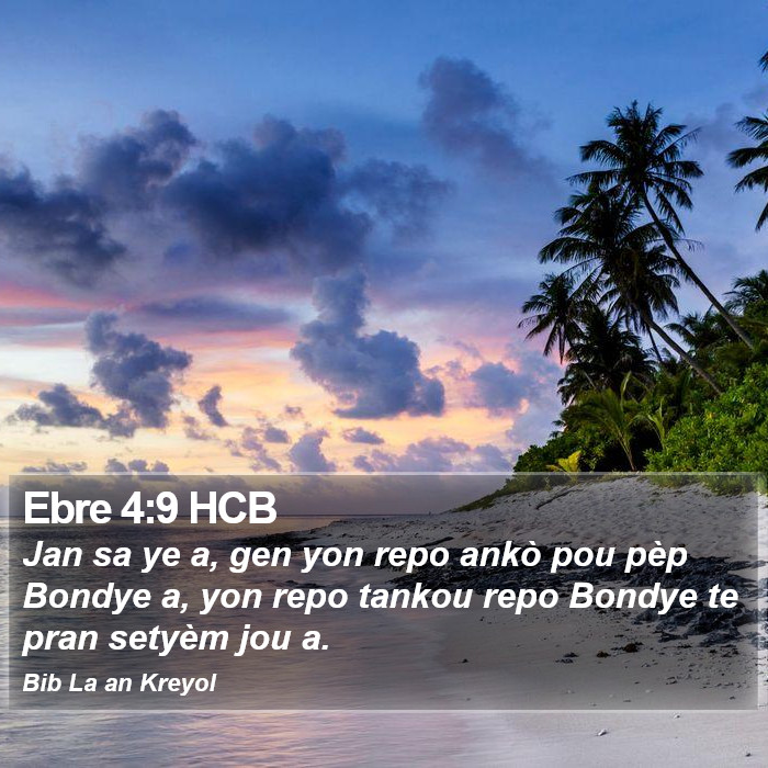 Ebre 4:9 HCB Bible Study